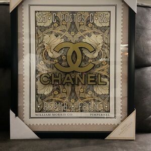 16 x 20 Fashion Home Decor Chanel Wall Art